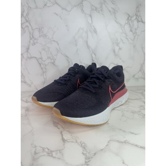 Nike Womens React Infinity Run FK 2 CT2423-501 Blue Running Shoes Sneakers 9 - Picture 1 of 5